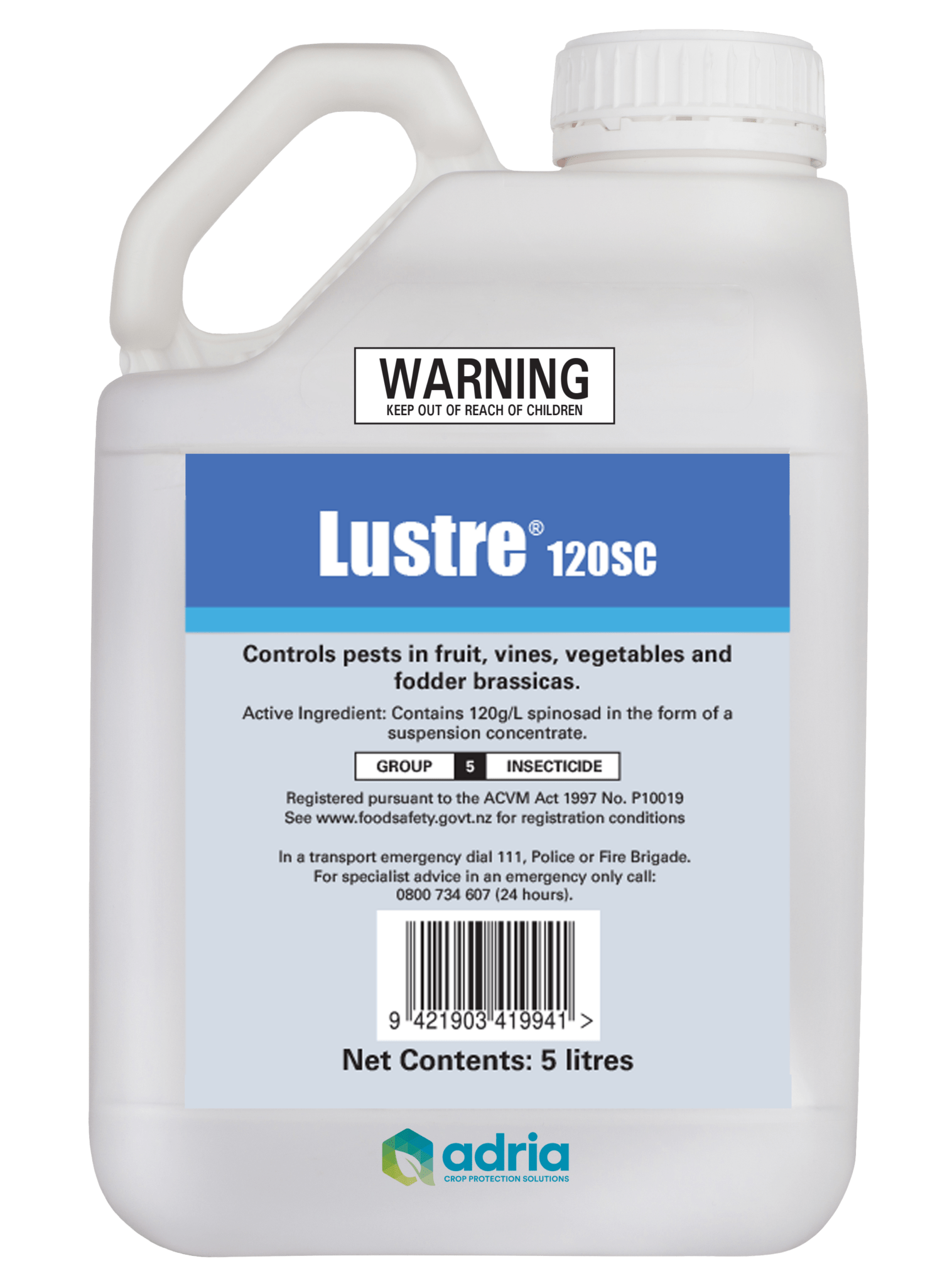 Lustre® 120SC | Adria | Crop Protection Solution NZ